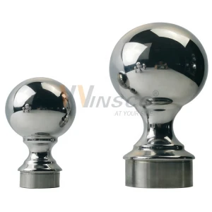 Quality Control Grade 304 316 Stair Accessories Stainless Steel Top decoration Ball For Balcony Fence For handrail