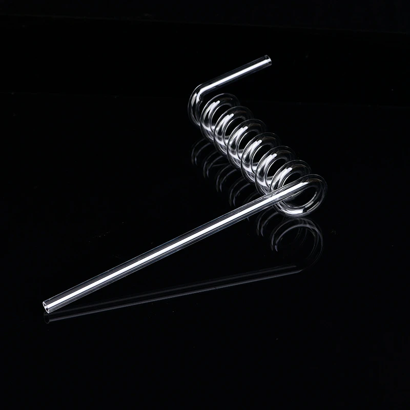 Quartz spiral tubes can be customized to sizecustomized spiral quartz pyrex glass tubing