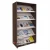 Import Reading Hall Display Library Bookcase Cabinet Books Curved Showcase for Studying from China