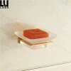 Recommended Soap Dish Gold Plating Zinc Alloy Material Soap Holder in Wenzhou Factory