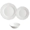 Restaurant tableware melamine dinner set dinnerware sets white  service for 4 Dishes Plate And Bowl Set, Dishwasher safe