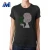 Import rhinestone transfer motifs Alpha Kappa Alpha AKA Afro Chick iron on t shirts from China