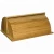 Import rolltop natural bamboo bread box bin with a cover to proof dirt and a metal handle for bakery factory BSCI from China