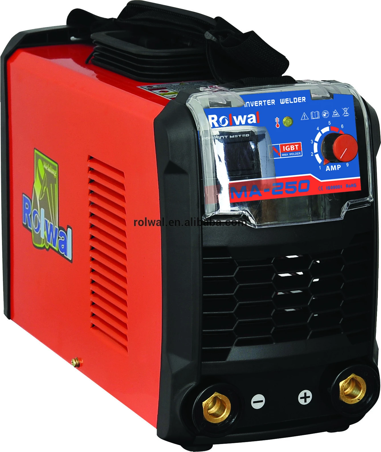 Rolwal Portable Electrical Stick Manual Metal Arc Inverter Welding Machine Price 160 amp 200 amp Arc Welders