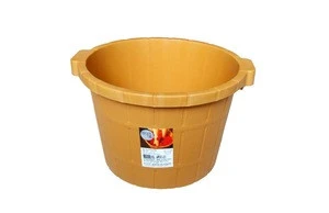 round plastic foot bath bucket spa bucket