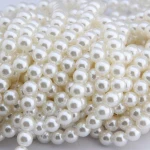Round Shape Plastic Acrylic Spacer Bead ABS Imitation Pearl Beads With Hole for DIY Jewelry Making