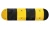 Import Rubber speed bump 1meter yellow and black road ramp speed hump road breaker for driveway safety from China