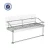 Rustproof and Waterproof Wall Mount Stainless Steel Towel Organizer For Kitchen Storage