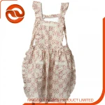 sale orange color polyester promotion apron ,cooking apron