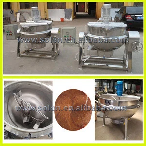 Sanitary stainless steel double cooking steam double jacketed boiler