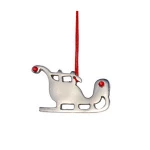 Santa Sleigh Christmas Ornament