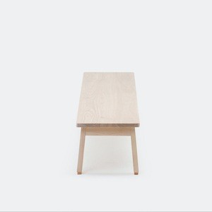 Seating furniture wooden low bench chair for eating collective