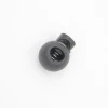 Sell well round ball black spring plastic cord lock end toggles stopper for bag