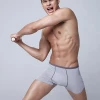 Sexy Modal Men Underwear Boxer Plus Size Middle Waist Butt Lifter