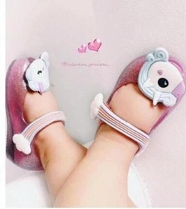 Shoes 2018 New Style Unicorn Baby Shoes Jelly Kids Sandals flat dress shoes