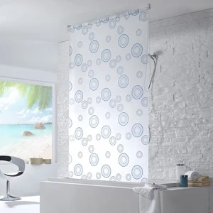 shower roller blind used in bath room