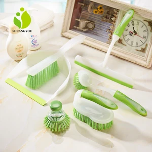 Silicone Clean Kitchen Dish Washing Brush With Soap Dispenser
