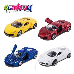 Simulation toy door diecast model car pull back vehicles