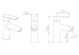 Single lever new design wash basin faucets in taizhou