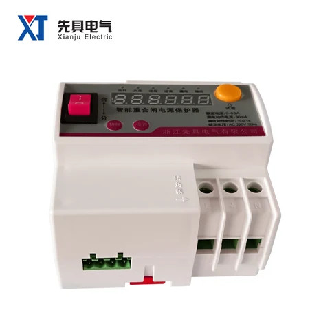 Single-phase Automatic Reclosing Leakage Protector OEM ODM Guide Rail Photovoltaic Over-voltage Earth Leakage Circuit Breaker