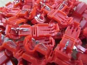 Single pin red 1-wire 951 self-stripping electrical wire  tap connectors