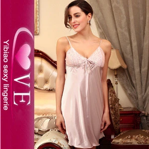 Sleeping Dress Female Summer Ice Silk Satin Thin Sexy Silk Sleeping Dress  Satin Pajamas Home Clothes - China Women's Lingerie and Sexy Lingerie price