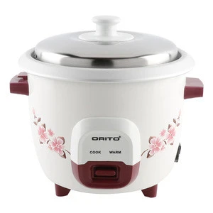 Smallest drum shape cooker with LED indicator light electric Rice Cooker with double inner pot