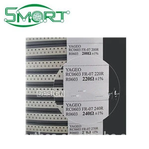 Smart Electronics 0603 SMT Resistor sample book - 8500 pcs in 170 values(free shipping) precision 1% sample book from shenzhen