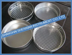 Soil Steel Sieve Test Set for aggregate laboratory analysis