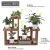 Import SOPEWOD Pine Wood  plant stand rack flower pots holder shelf indoor and outdoor display rack from China