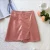 Import SP1070M  pu leather high waist patent-leather irregular a-line hip wrapped slim women skirt from China