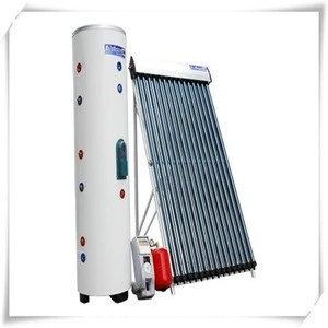 Split pressurized Solar Water Heater System with Heat Pipe Solar collectors/ CE
