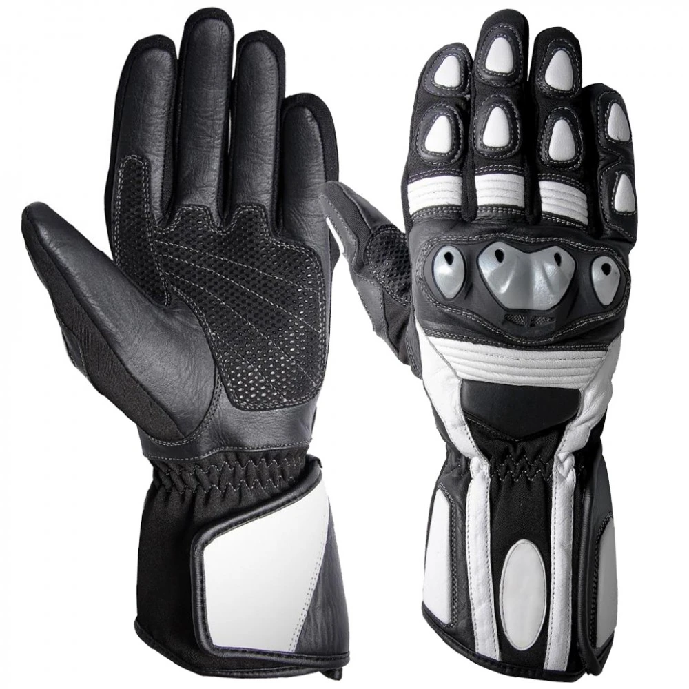 Sports Gear Custom Made Motorcycle Gloves Leather Motorcycle Racing Riding Motorbike Gloves