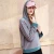 Import Spring Autumn Long Sleeve Knitwear Striped women cashmere turtleneck sweater from China