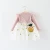 Import Spring Autumn Long Sleeve Toddle Dress Pineapple Embroidered Cotton Princess Baby Dress Girls With  Cute Bag from China