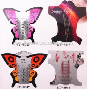 ST8037-ST8066 new design Nail Art Tips Extension Forms Guide French nail form