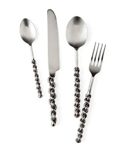 Stainless Steel Chain Handle Flatware Set