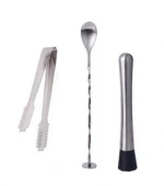 Stainless Steel Cocktail Shaker Set & Professional Bartender Cocktail Shaker With 3pcs Set for Bar Kitchen