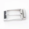 Stainless steel custom brands detachable and removable men leather belt pin buckle