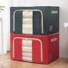 Stainless Steel Frame Oxford Cloth Storage Boxes & Bins Durable Household Storage Items Storage box