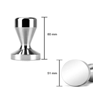 Stainless Steel Handle 51mm Reusable Barista Accessories Tools Nespresso Espresso Coffee Tamper