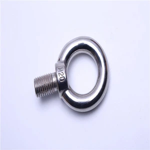 Stainless Steel Long Eye Bolt with Washer and Nut