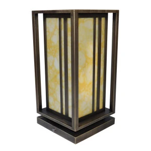 Stainless steel material rainproof, safe and decorative elegant Column light