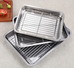 Stainless steel plate Pan and Cooling net Shelf for food warmer