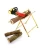 Import Steel foldable fire wood log holder heavy duty log cutting saw horse wood holder from China