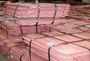 Stock 99.99% pure copper cathode