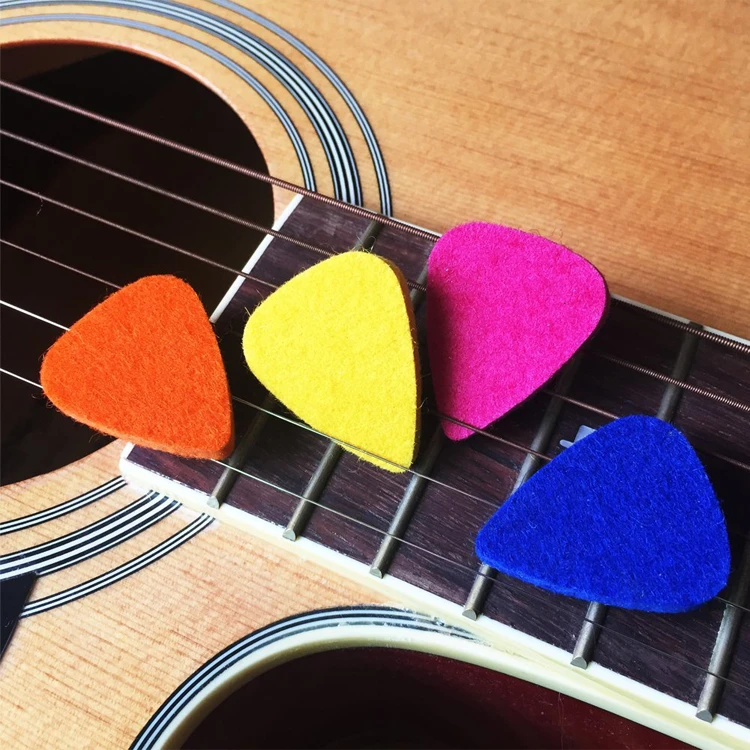 Stringed instruments cheap fast delivery durable felt guitar picks custom