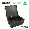 Sturdy PP material handle and wheels transport plastic equipment tool large cases
