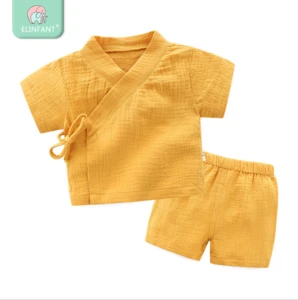 Summer European Style Elinfant Organic Baby Clothes Set,Baby Wear Clothes 100% Cotton