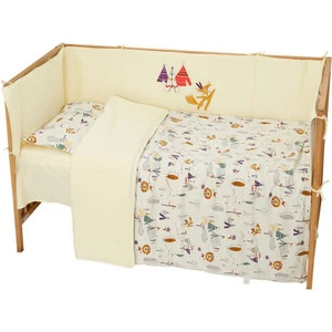 Super Soft Linen Bed Crib Comforter Bedding Set Kids Bedding Sets for Baby
